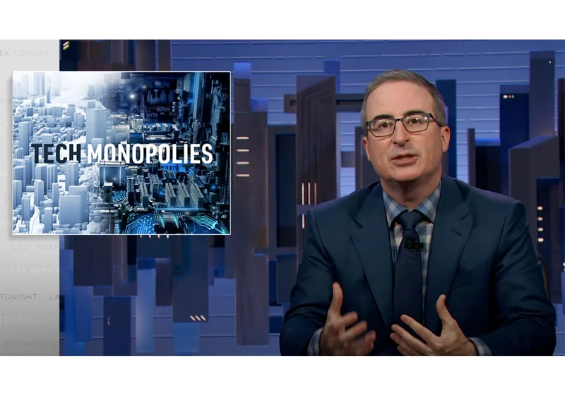 How John Oliver helped take the issue of tech antitrust into the mainstream