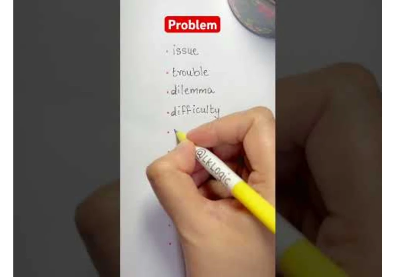 A problem is also…