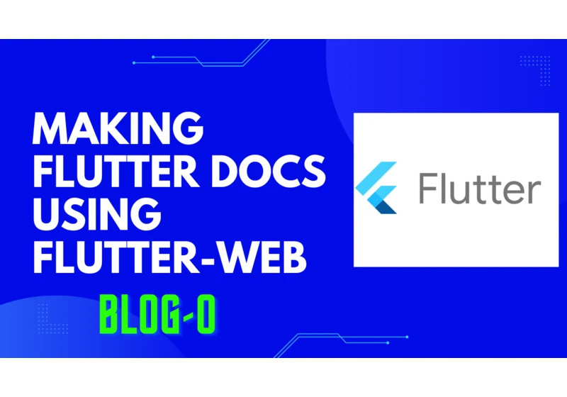 Flutter Documentation Clone Project: A New Learning Adventure Begins!