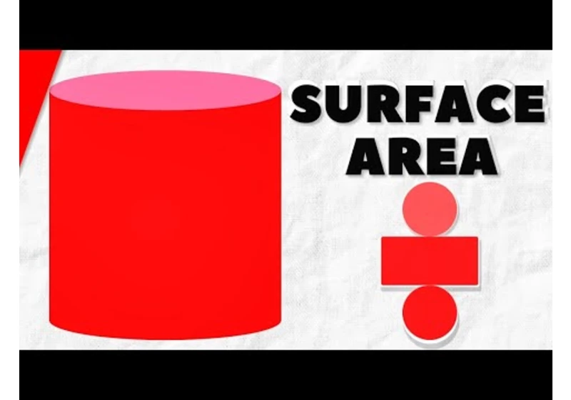 How to Find Surface Area of a Cylinder | Pre-Algebra