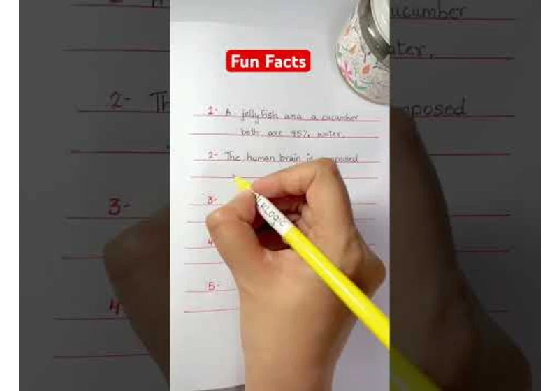 Fun Facts - English