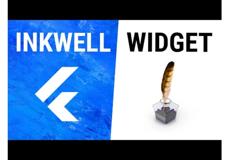 Flutter InkWell Widget