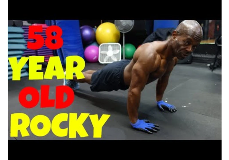 Strong 58 Year Old Working Out - 200 PUSH UPS | That's Good Money