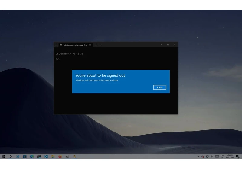  How to use shutdown command tool on Windows 10 