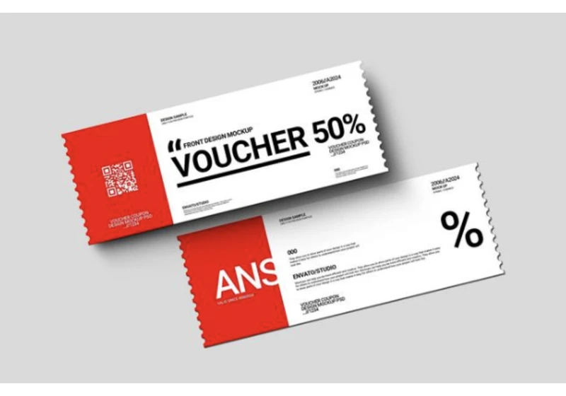 20+ Voucher Mockup Graphic Templates (PSD, AI & More)