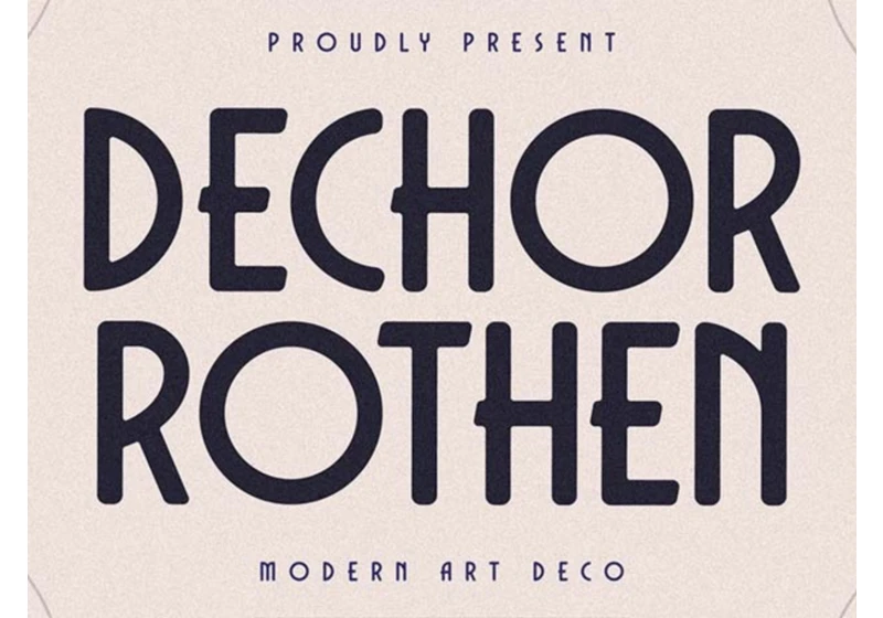 20+ Free Art Deco Fonts for Designers