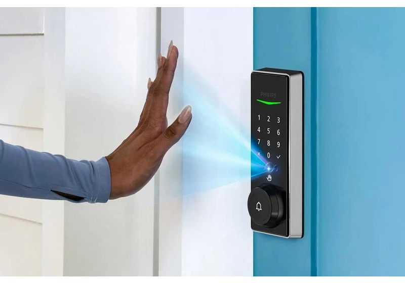 Philips 5000-series smart deadbolt review: To open, just scan the hand