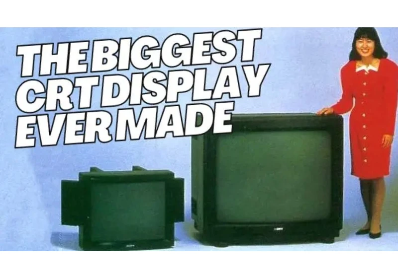 The biggest CRT ever made: Sony's PVM-4300 – The Silicon Underground