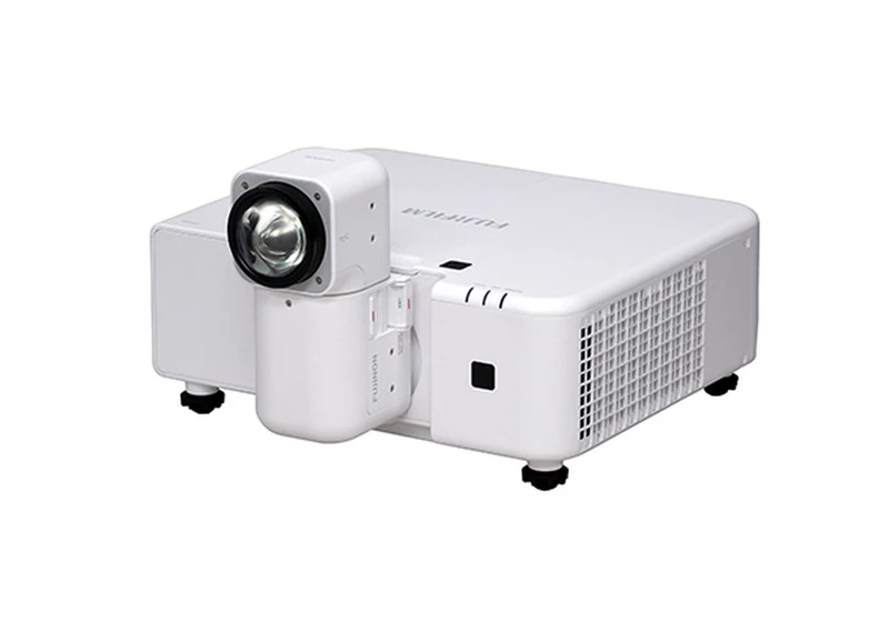  Is this 4K projector inspired by turtles? Fujifilm's latest UST projector has a folded rotatable popup lens 