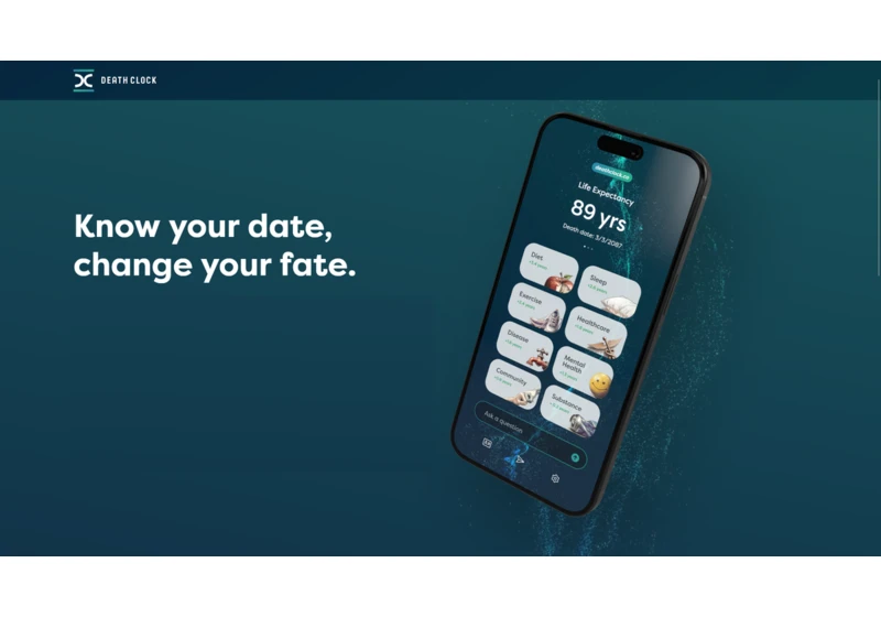  This AI app claims it can calculate the day you'll die 