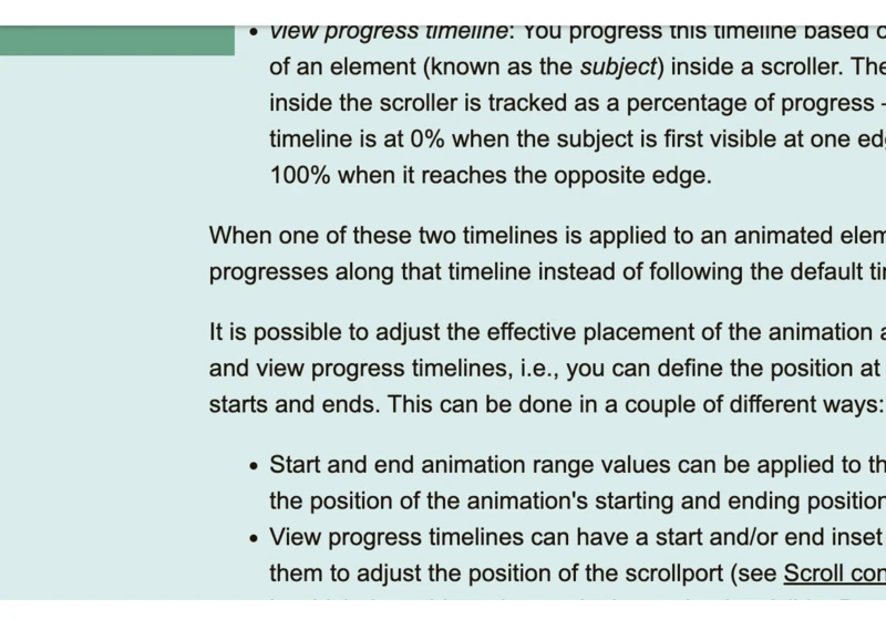 Getting Started with CSS Scroll-Driven Animations