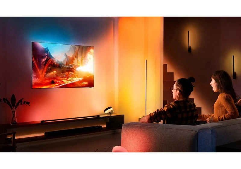  Philips Hue now works with the latest LG TVs, so you can turn your movies or games into a light show 