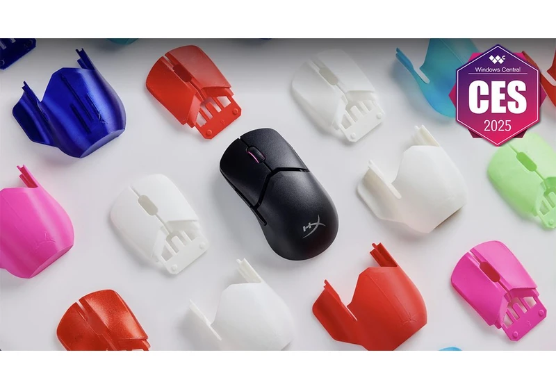  HyperX wants you to 3D print custom shells for an all-new wireless gaming mouse — expanding its Pulsefire range at CES 2025 