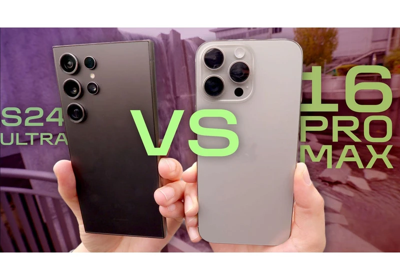 iPhone 16 Pro Max vs. Galaxy S24 Ultra: Camera Comparison video