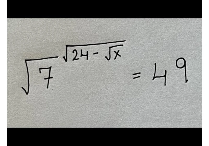 Complicated Algebra Problem with Square roots, exponents. You should be able to solve this!!