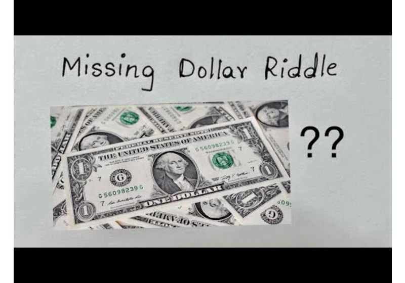 The Missing Dollar Riddle | Can you solve this!!