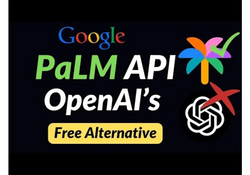 How to use Google PaLM API for Free