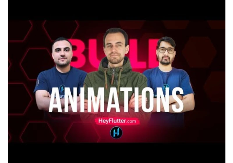 Build Animations in Flutter (Livestream)