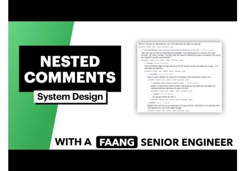 System Design: Nested Comments