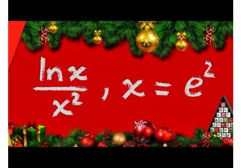 Finding the Inflection Point of lnx/x | AP Calc FRQ Advent Calendar Day 10