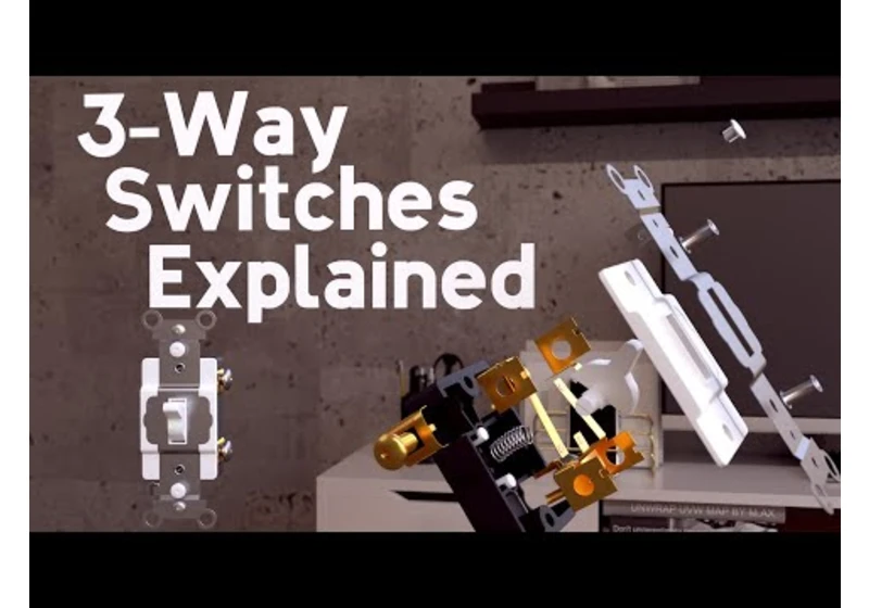 3-Way Light Switches Explained!! Engineering Inside Light Switches and How They Work