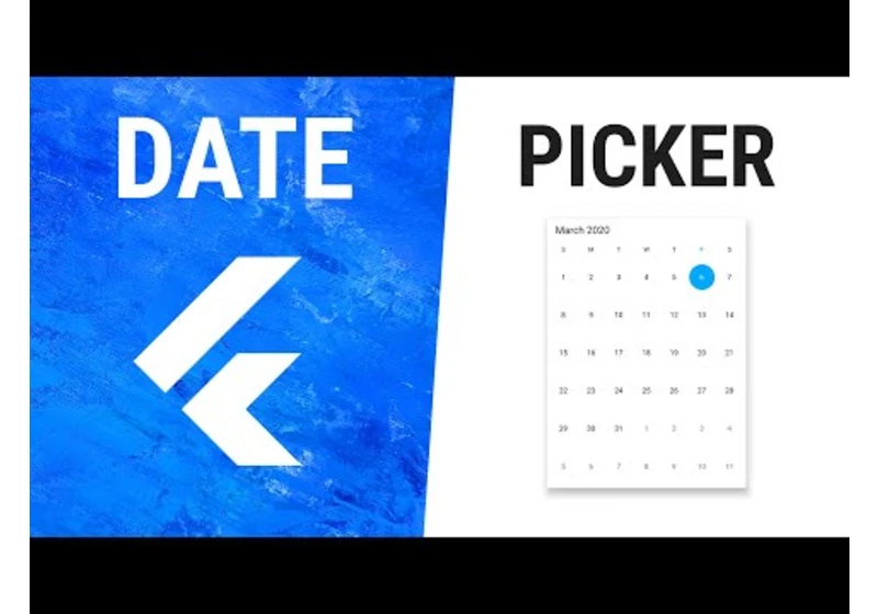 Flutter DatePicker Widget