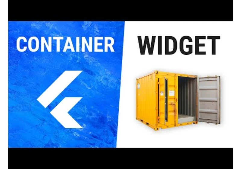 Flutter Container Widget