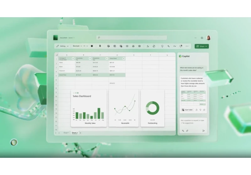  Copilot in Microsoft Excel can break down spreadsheets and identify trends using AI 