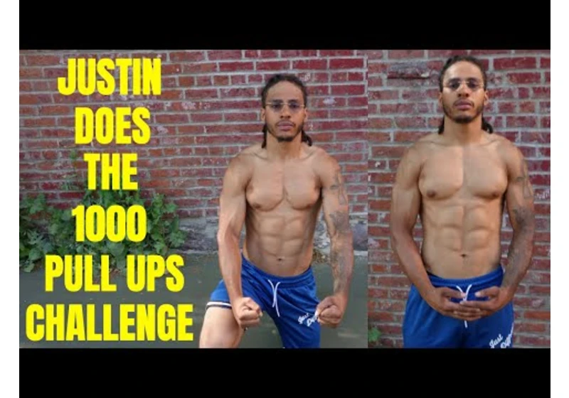 1,000 PULL UPS IN 1 HOUR CHALLENGE! - Justin | That's Good Money