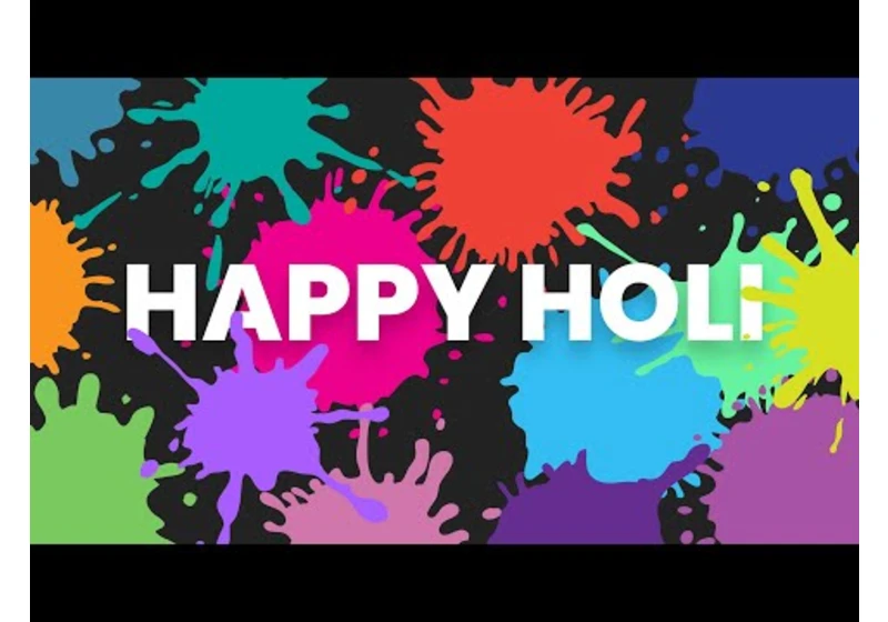 Happy Holi | Animation Effects using Html CSS & Javascript