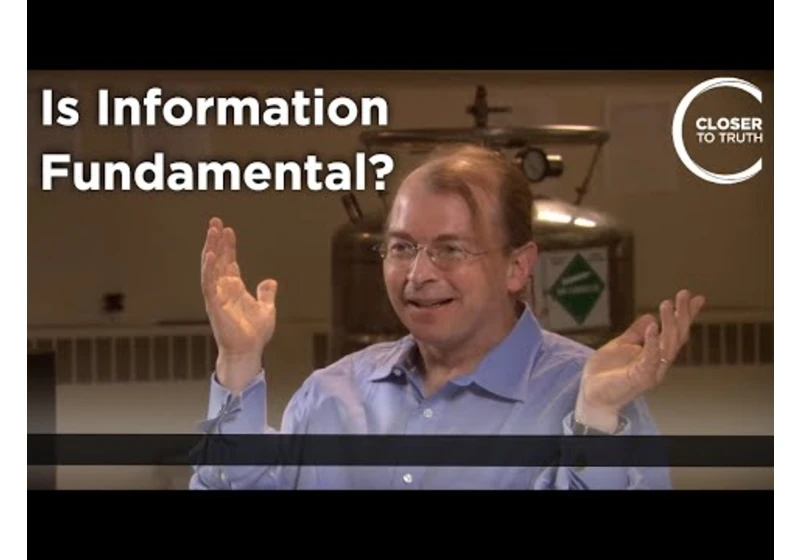 Seth Lloyd - Is Information Fundamental?