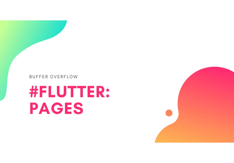 #Flutter: Pages