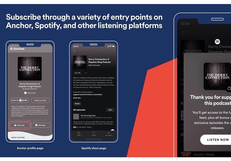 Spotify kicks off a podcast subscription service to rival Apple’s