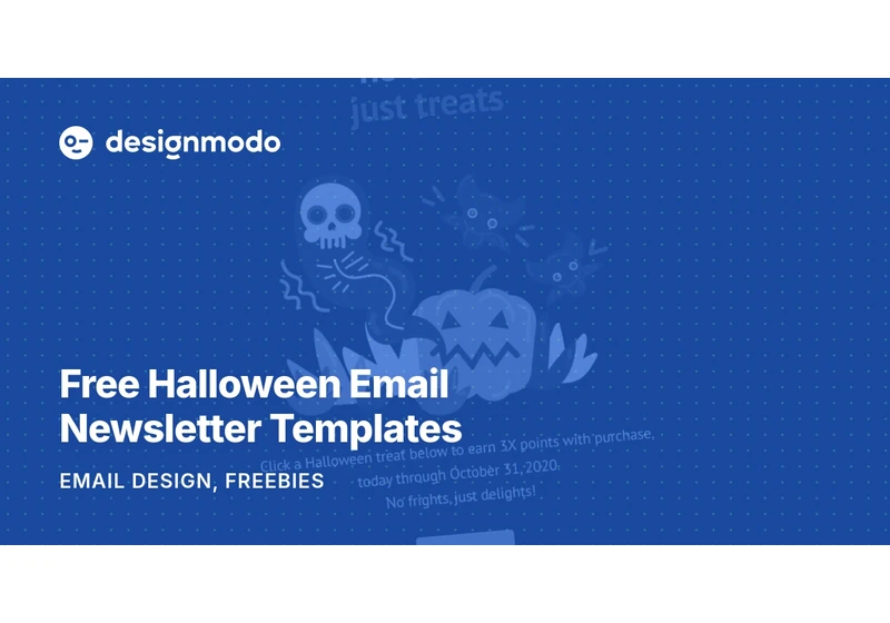 Free Halloween Newsletter Design Templates for Email Marketing