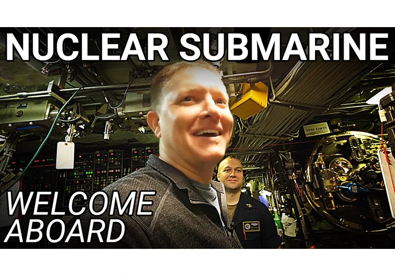 Boarding a US NAVY NUCLEAR SUBMARINE in the Arctic - Smarter Every Day 240