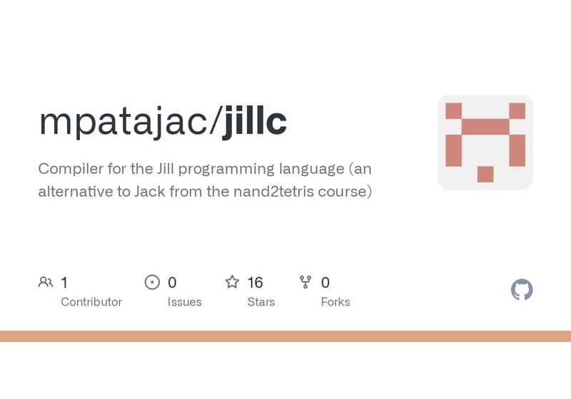 Jill – a functional programming language for the Nand2Tetris platform