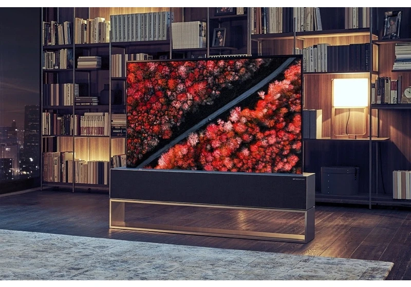 LG’s $100,000 rollable OLED is a TV for the .1 percent