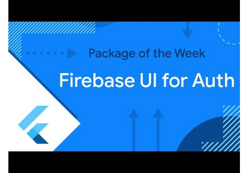 Firebase UI for Auth (Package of the Week)