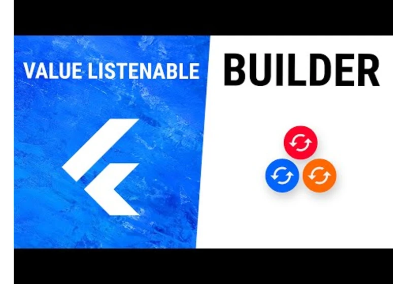 Flutter ValueListenableBuilder Widget