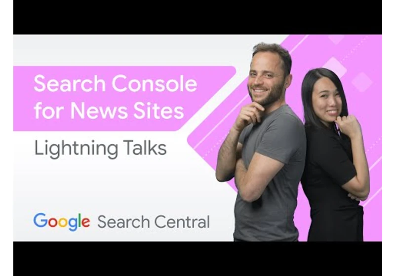 Search Console for news sites