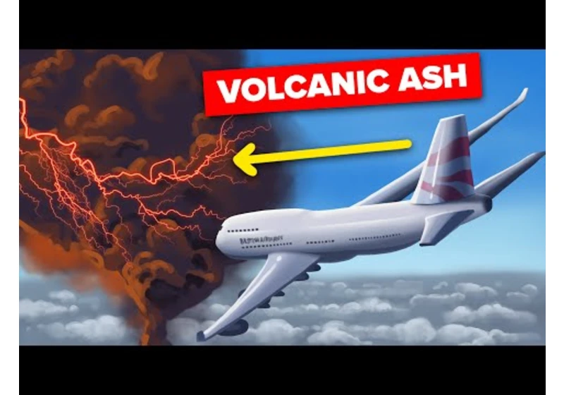 An Airplane Lost Engines Flying Through Volcanic Ash, This is What Happened Next