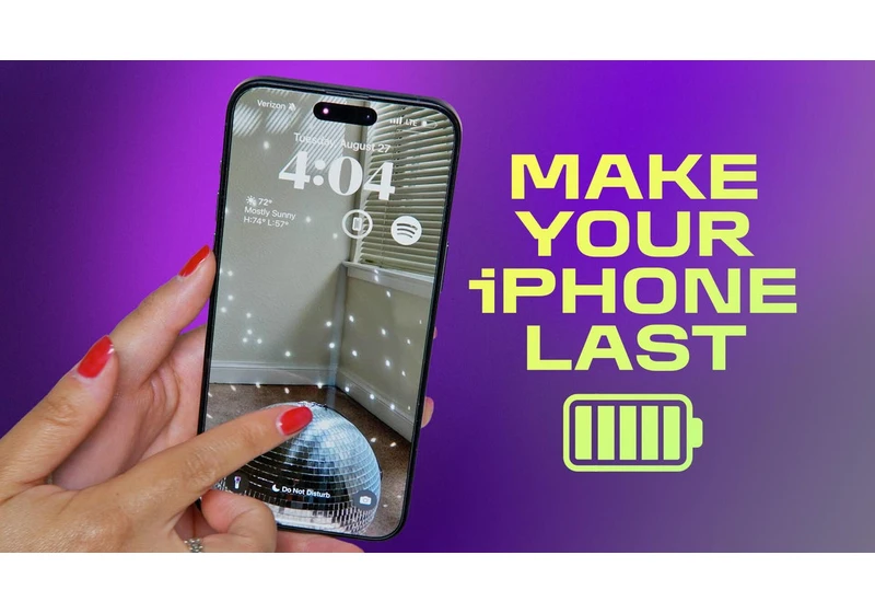 How to Make Your iPhone Last Longer video