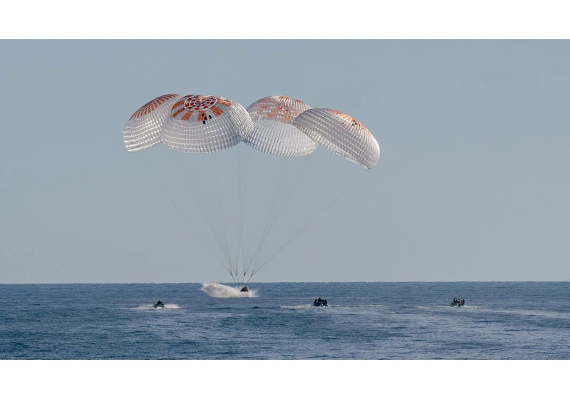 Watch NASA Astronauts Return Home After an Extended Stay Aboard the ISS video