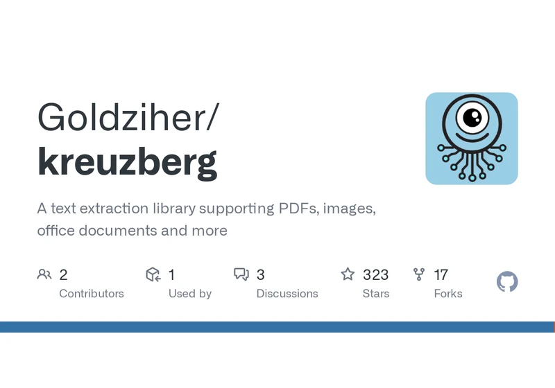 Show HN: Kreuzberg – Modern async Python library for document text extraction