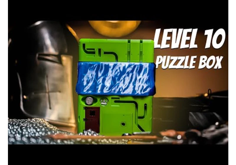 Attempting to Solve The MIGHTIEST Puzzle Box!! Excalibur - LEVEL 10