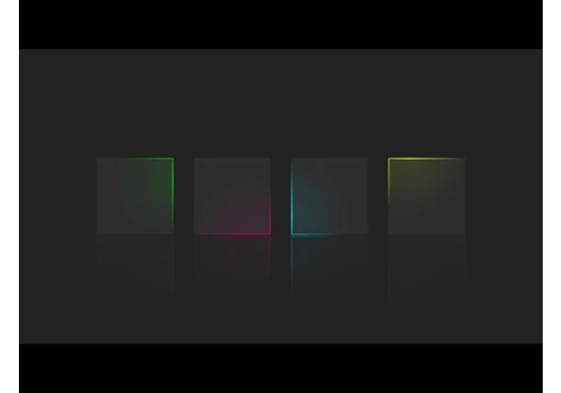 CSS Glowing Corner Loading Animation Effects