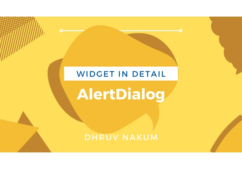 Flutter Widget In Detail: AlertDialog