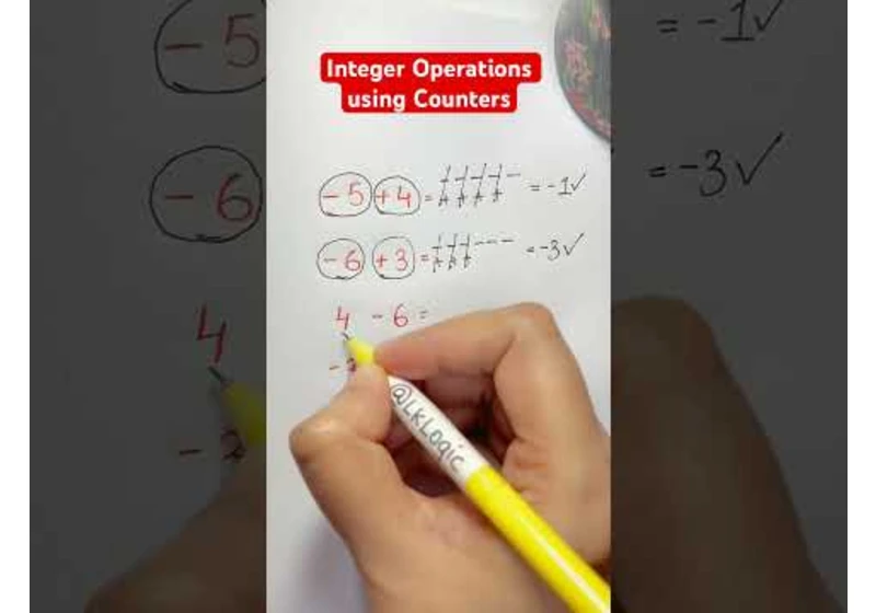 Add / Subtract using Counters