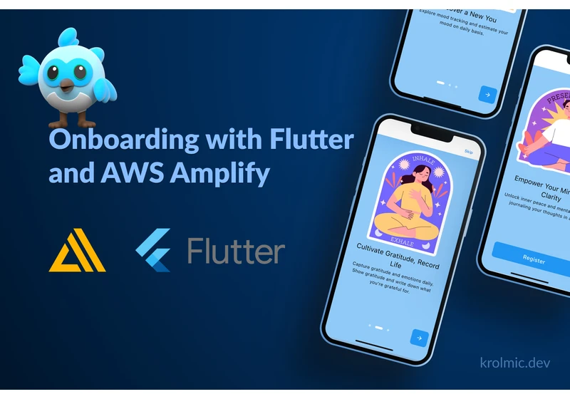 Onboarding with Flutter and AWS Amplify