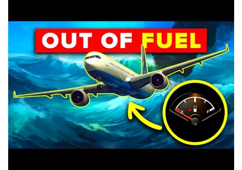 This Plane Ran out of Fuel in the Middle of the Ocean